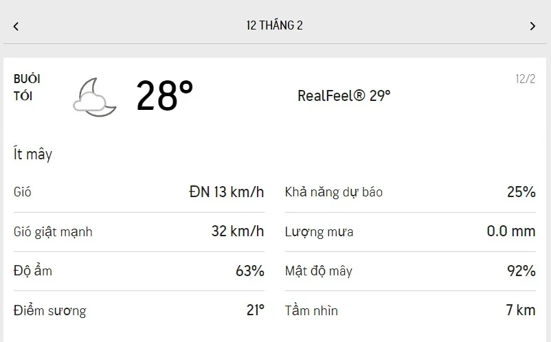 Dự báo thời tiết TPHCM hôm nay 12/2 và ngày mai 13/2/2022: Nhiệt độ cao nhất 33 độ, lượng UV ở mức 4 3