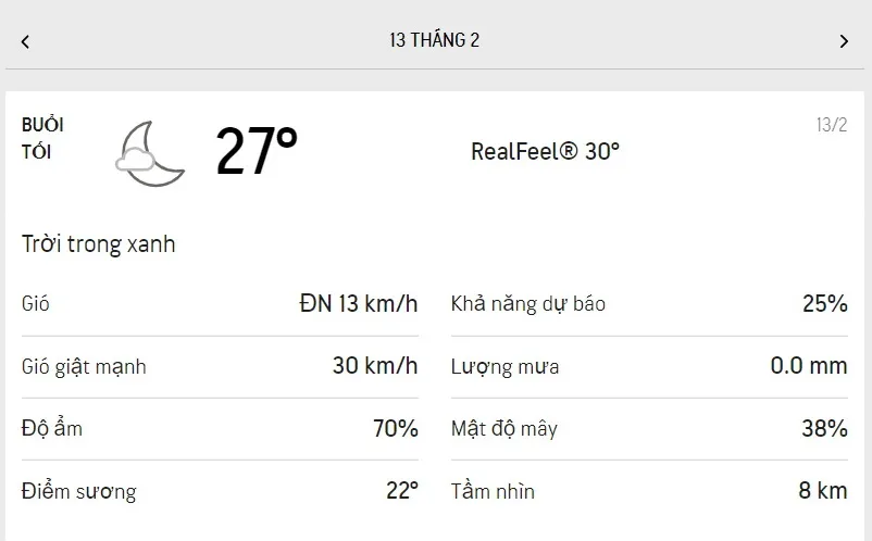 Dự báo thời tiết TPHCM hôm nay 12/2 và ngày mai 13/2/2022: Nhiệt độ cao nhất 33 độ, lượng UV ở mức 4 6