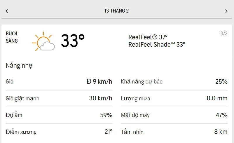 Dự báo thời tiết TPHCM hôm nay 13/2 và ngày mai 14/2/2022: trời nắng nhẹ, chiều có mưa rào 1