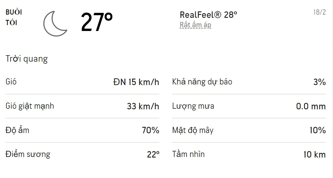 Dự báo thời tiết TPHCM hôm nay 18/2 và ngày mai 19/2/2022: Nhiều nắng không mưa 3