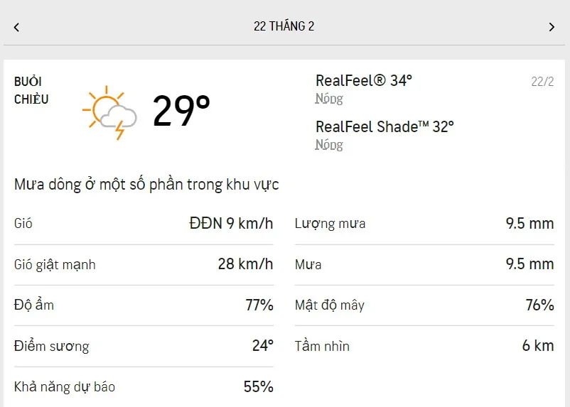 Dự báo thời tiết TPHCM hôm nay 22/2 và ngày mai 23/2/2022: nhiệt độ mát dịu, lượng UV an toàn 2