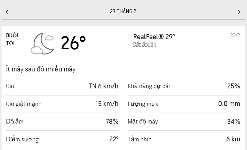 Dự báo thời tiết TPHCM hôm nay 23/2 và ngày mai 24/2/2022: trời mát, nắng nhẹ, lượng UV ở mức 10 3