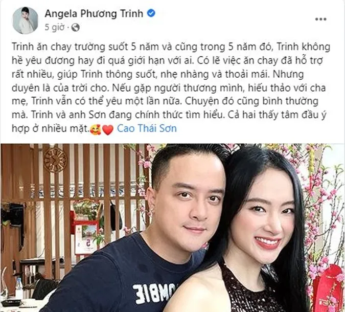 Angela Phương Trinh xác nhận đang tìm hiểu Cao Thái Sơn, tiết lộ luôn cả tên con trai 6
