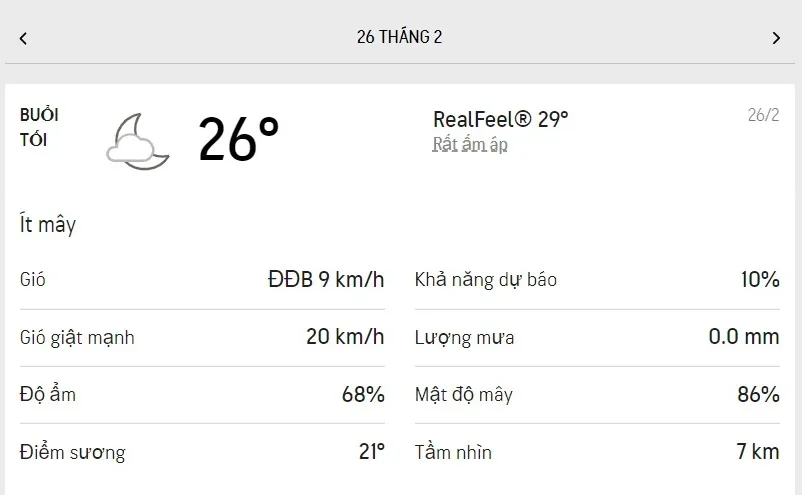 Dự báo thời tiết TPHCM hôm nay 26/2 và ngày mai 27/2/2022: nhiều mây, dịu nắng, buổi chiều có mưa 3