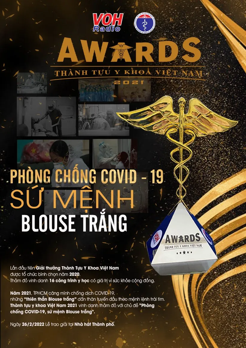 10 công trình y học phòng chống COVID - 19 được vinh danh tại Lễ Trao Giải Thành tựu Y khoa Việt Nam 1