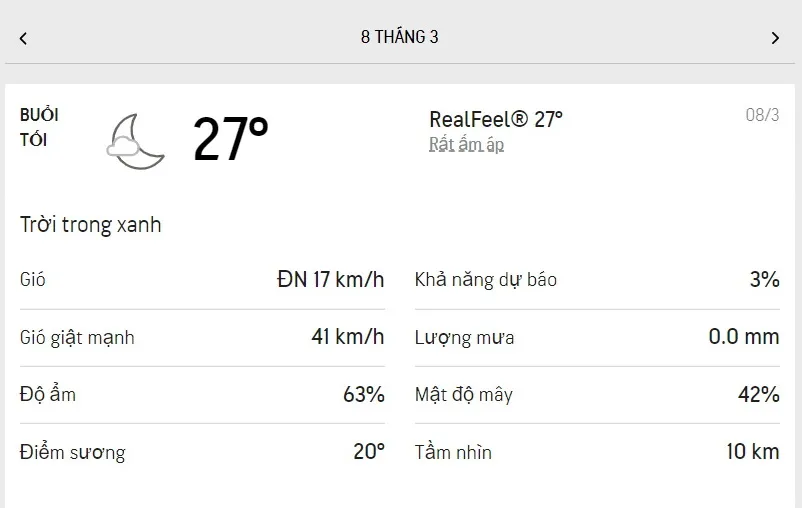 Dự báo thời tiết TPHCM hôm nay 8/3 và ngày mai 9/3/2022: trời có mây nhưng lượng UV vẫn ở mức 9 3