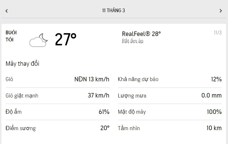 Dự báo thời tiết TPHCM hôm nay 10/3 và ngày mai 11/3/2022: nhiều mây, nắng nhẹ 6