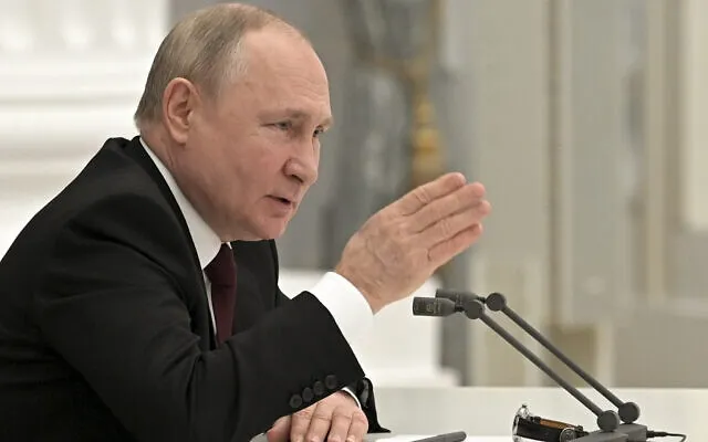 Tổng thống Nga Vladimir Putin. Ảnh: AP 