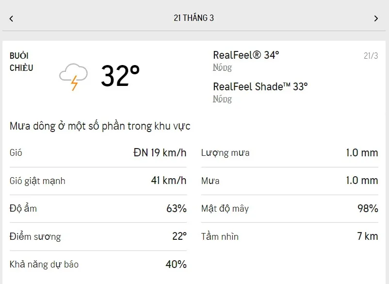 Dự báo thời tiết TPHCM hôm nay 21/3 và ngày mai 22/3/2022: ngày nắng dịu, thỉnh thoảng có mưa dông 2