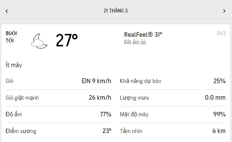 Dự báo thời tiết TPHCM hôm nay 21/3 và ngày mai 22/3/2022: ngày nắng dịu, thỉnh thoảng có mưa dông 3