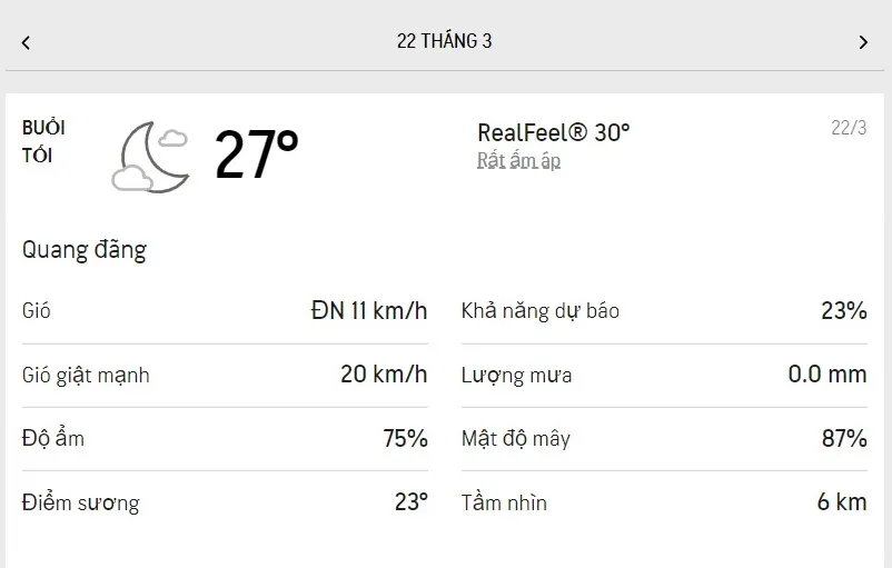 Dự báo thời tiết TPHCM hôm nay 21/3 và ngày mai 22/3/2022: ngày nắng dịu, thỉnh thoảng có mưa dông 6