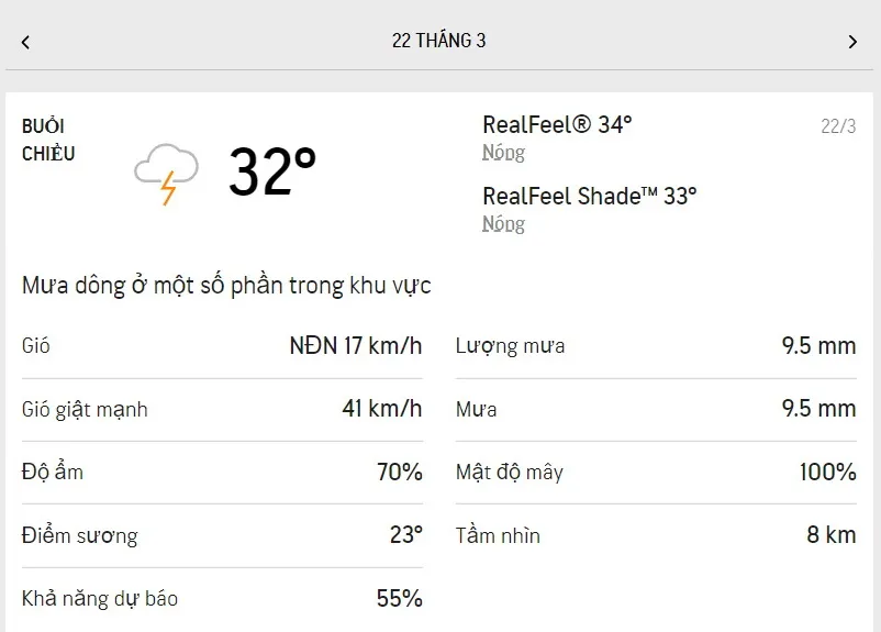 Dự báo thời tiết TPHCM hôm nay 22/3 và ngày mai 23/3/2022: trời nhiều mây, buổi chiều có mưa dông 2