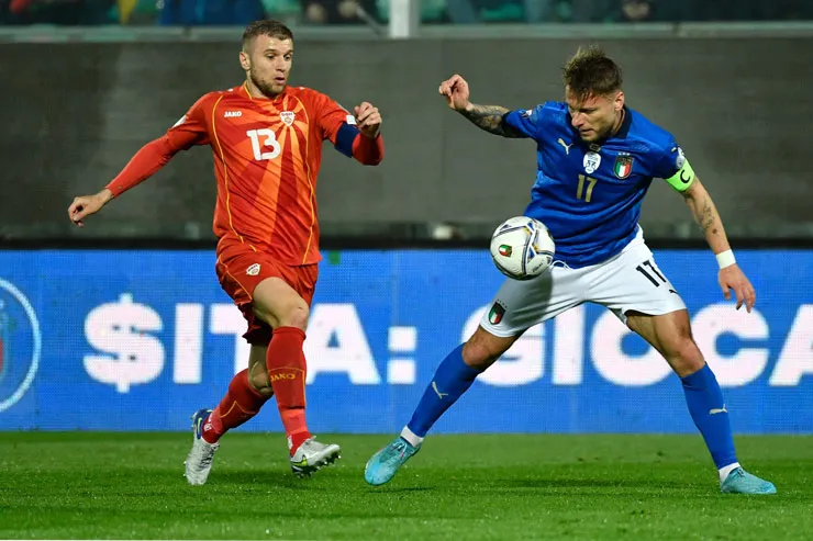 Italia lỡ hẹn với World Cup 2022 - Bồ Đào Nha cách tấm vé đến Qatar một trận thắng