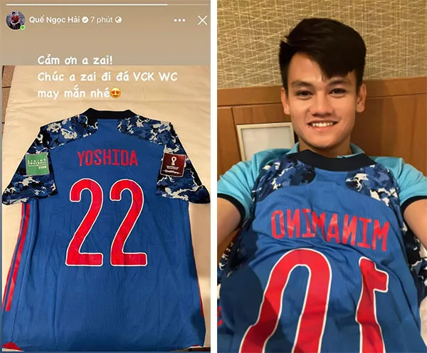 ĐT Việt Nam lên hạng 96 FIFA - Ngọc Hải và Tấn Tài đổi áo với ngôi sao Nhật Bản