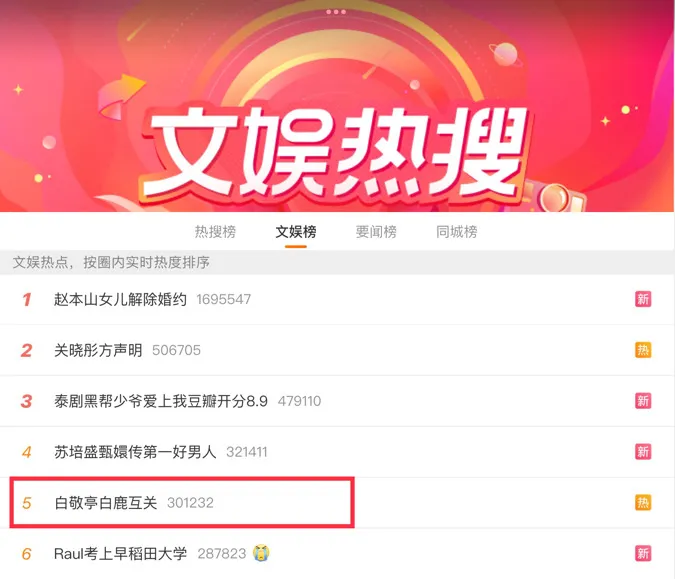 Hot hot hot! Bạch Lộc và Bạch Kính Đình tương tác theo dõi Weibo của nhau 5