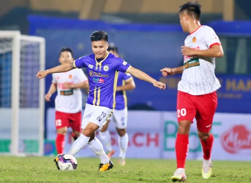 Hà Nội FC đè bẹp CAND - SLNA bị đội hạng Nhất loại tại Cup Quốc gia 2022