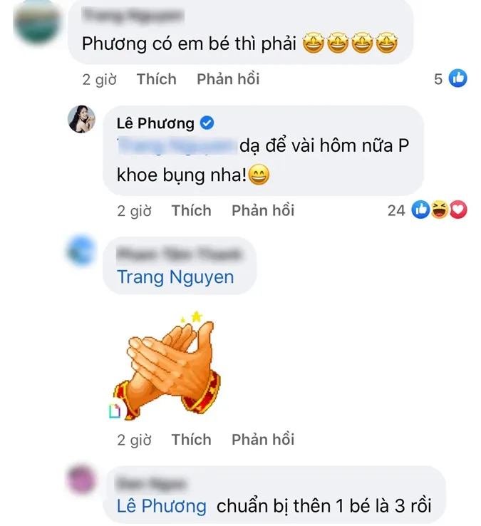 Nghi vấn diễn viên Lê Phương mang bầu lần 3? Showbiz Việt sắp có tin vui? 2