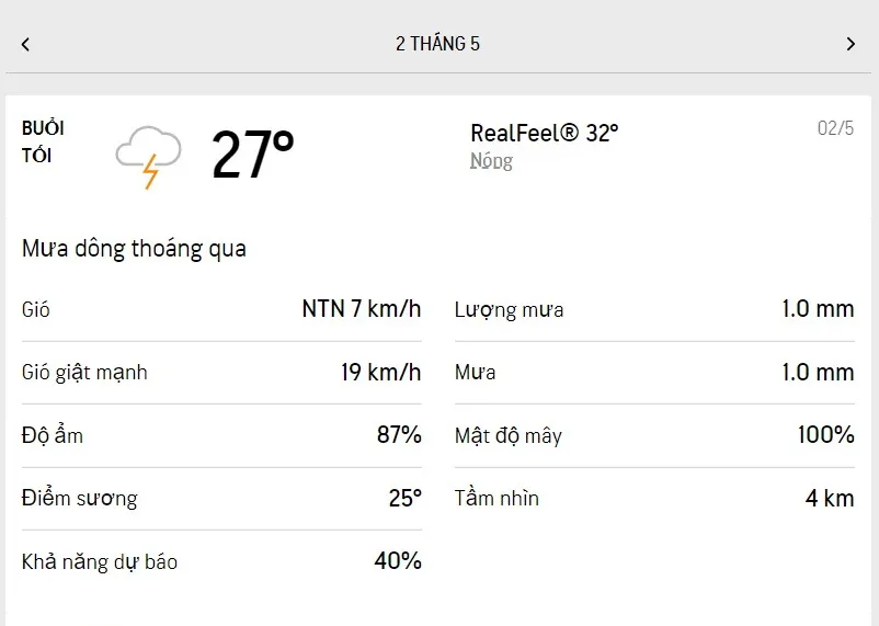Dự báo thời tiết TPHCM hôm nay 2/5 và ngày mai 3/5/2022: trời nhiều mây, buổi chiều có mưa dông 3