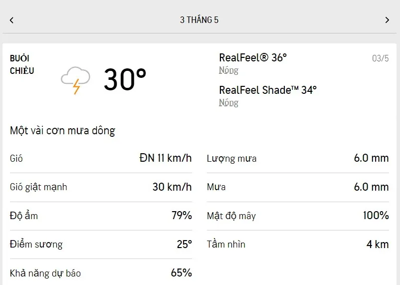 Dự báo thời tiết TPHCM hôm nay 2/5 và ngày mai 3/5/2022: trời nhiều mây, buổi chiều có mưa dông 5