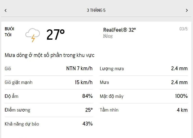 Dự báo thời tiết TPHCM hôm nay 3/5 và ngày mai 4/5/2022: nắng dịu, nhiều mưa dông 3