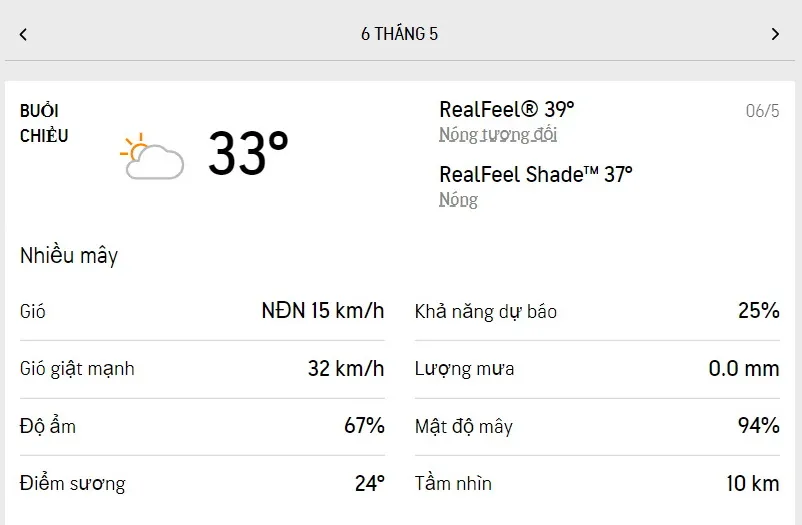 Dự báo thời tiết TPHCM hôm nay 5/5 và ngày mai 6/5/2022: sáng trời mát, buổi chiều có mưa dông 5
