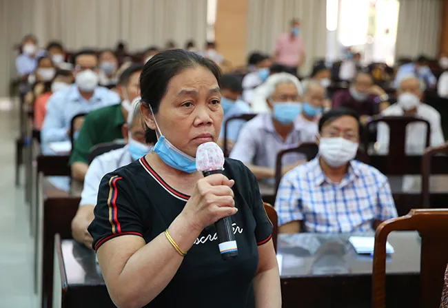 Cử tri quận Bình Tân phản ánh những bức xúc về các vấn đề xã hội