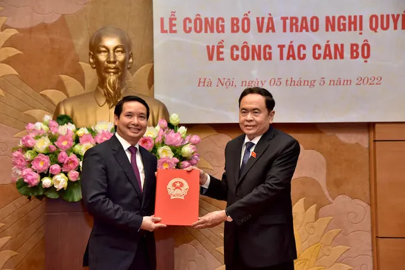 Ông Phạm Thái Hà được bổ nhiệm giữ chức vụ Phó Chủ nhiệm Văn phòng Quốc hội kiêm Trợ lý Ủy viên Bộ Chính trị, Chủ tịch Quốc hội.