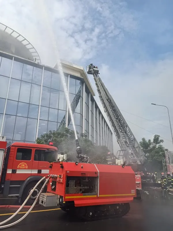 Diễn tập quy mô lớn phương án chữa cháy và cứu nạn, cứu hộ tại Bệnh viện Ung Bướu, thành phố Thủ Đức 3