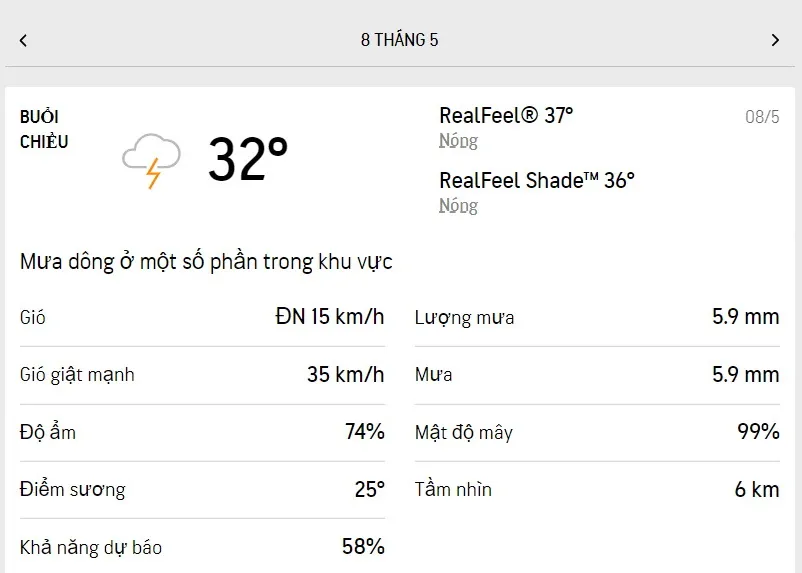 Dự báo thời tiết TPHCM hôm nay 8/5 và ngày mai 9/5/2022: nắng dịu, trưa và chiều có mưa dông rải rác 2