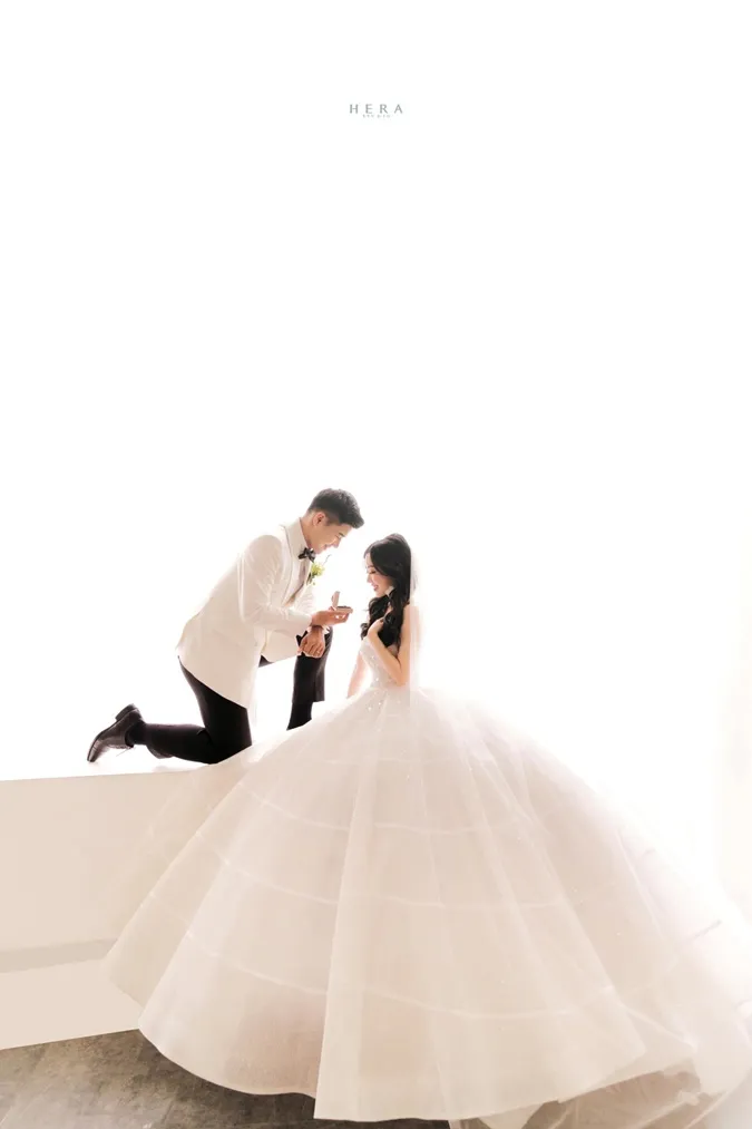 Bộ ảnh cưới ‘đẹp như mơ’ của Hà Đức Chinh và bạn gái khiến công chúng say đắm 5