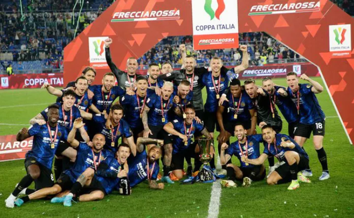 Thắng kịch tính Juve, Inter vô địch Coppa Italia - Atletico tiến gần vé đự Cup C1