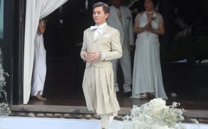 Nam Trung lần đầu tiên lên tiếng về bộ trang phục “giựt spotlight” trong đám cưới Ngô Thanh Vân 2