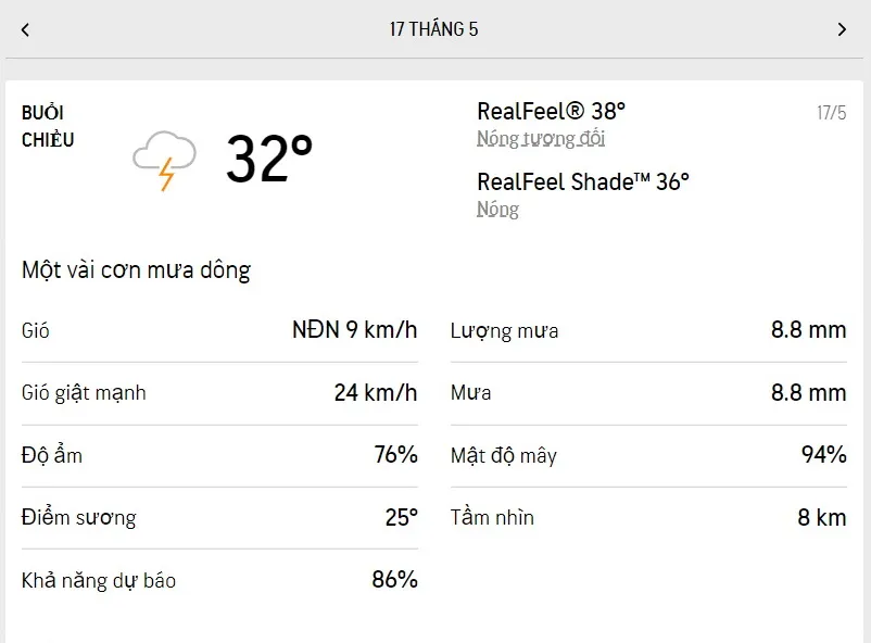 Dự báo thời tiết TPHCM hôm nay 17/5 và ngày mai 18/5/2022: gió nhẹ, trời dịu nắng, mưa dông rải rác 2