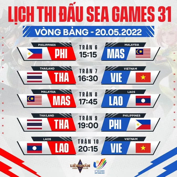 Liên Quân Mobile: SPG công bố đội hình chính thức tham dự SEA Games 4