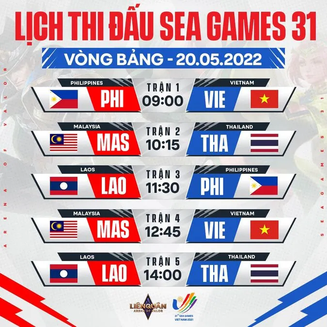 Liên Quân Mobile: SPG công bố đội hình chính thức tham dự SEA Games 3