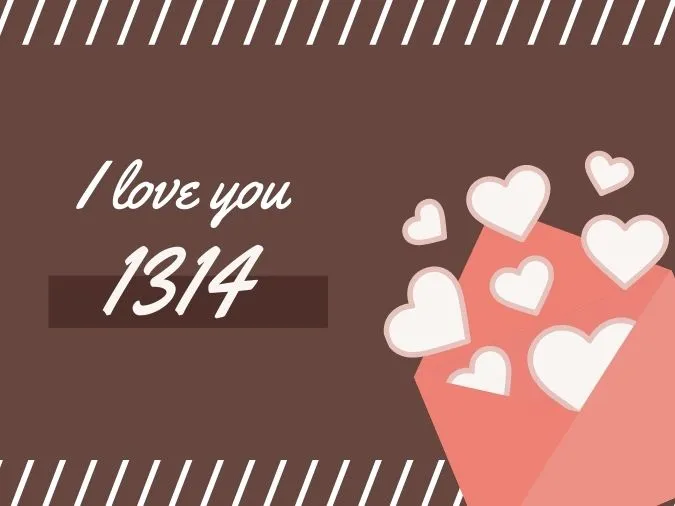 Mật mã yêu thương 1314 là gì mà được nhiều bạn trẻ sử dụng ? 2