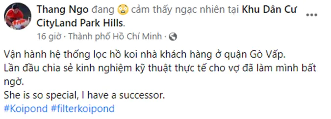 'Vua cá Koi' mở lại Facebook và đăng ảnh tình tứ bên Hà Thanh Xuân 3