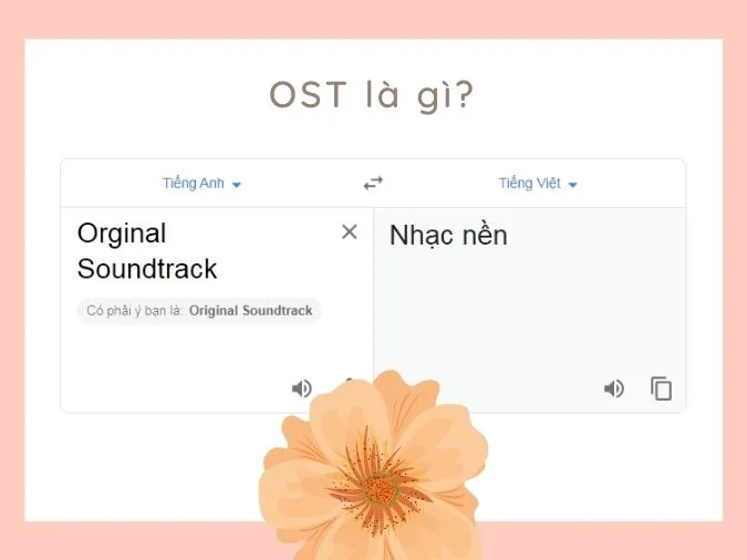 OST là gì? OST là viết tắt của từ gì? 3