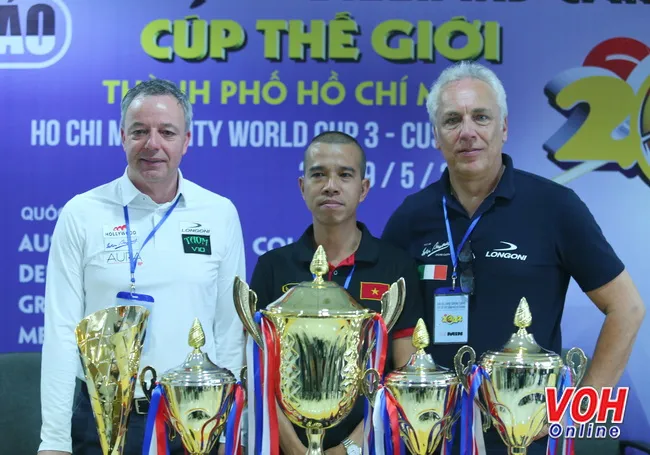 Nhiều cơ thủ hàng đầu thế giới tranh tài ở giải Billiards Carom 3 băng World Cup TPHCM 2022 2