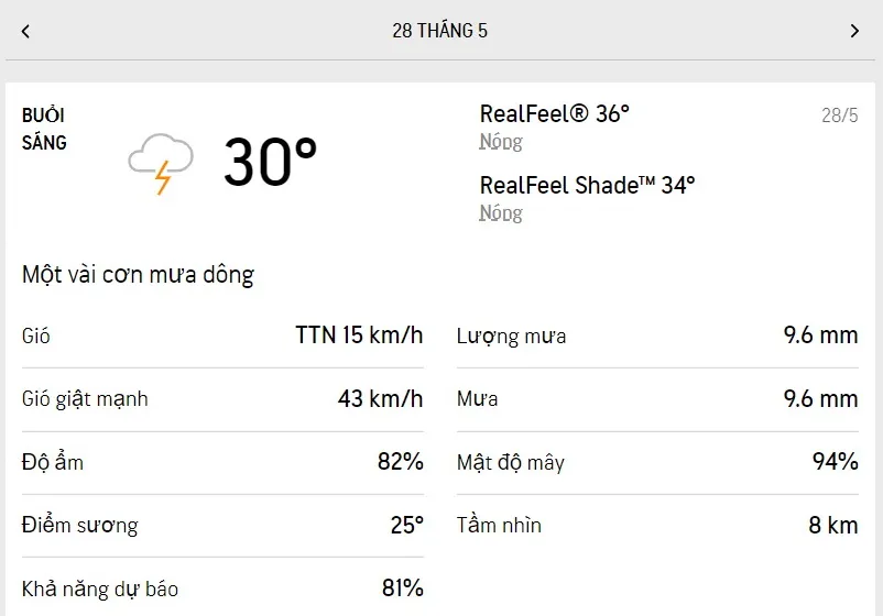 Dự báo thời tiết TPHCM hôm nay 27/5 và ngày mai 28/5/2022: gió giật mạnh, nhiều mưa dông 4