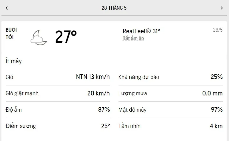 Dự báo thời tiết TPHCM hôm nay 27/5 và ngày mai 28/5/2022: gió giật mạnh, nhiều mưa dông 6