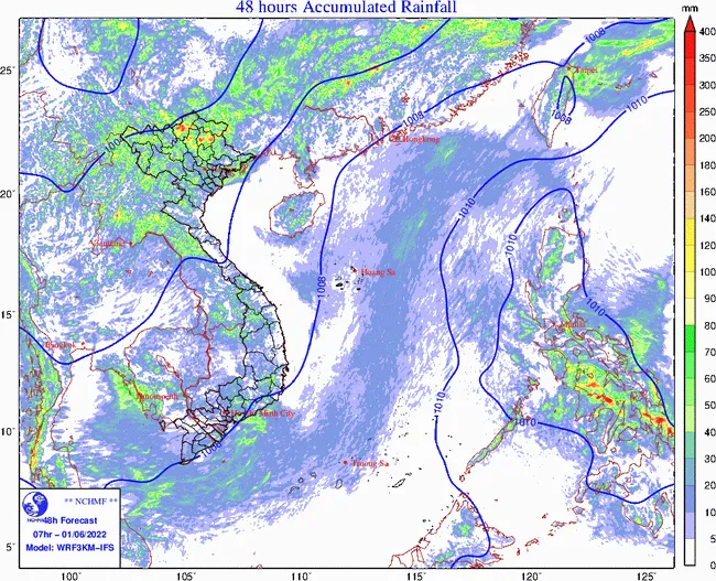 Dự báo thời tiết hôm nay 31/5/2022: vùng núi và trung du Bắc Bộ có nơi lượng mưa trên 100mm 1