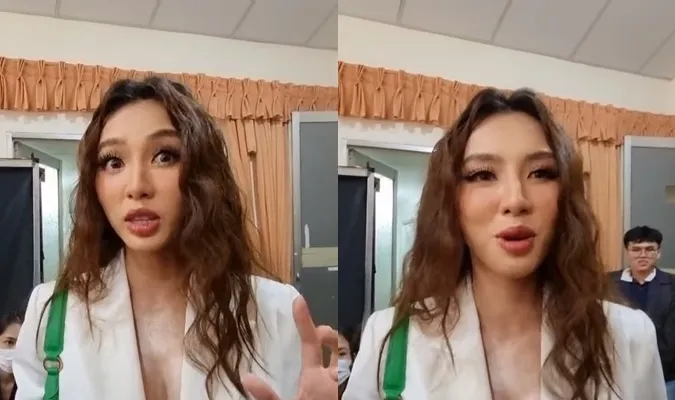Hoa hậu Thùy Tiên lên tiếng giải thích về sự cố té ngã trên sân khấu khiến fan xót xa 3