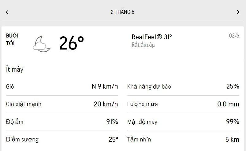 Dự báo thời tiết TPHCM hôm nay 2/6 và ngày mai 3/6/2022: ban ngày thỉnh thoảng có mưa dông 3
