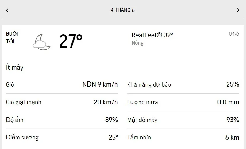 Dự báo thời tiết TPHCM hôm nay 4/6 và ngày mai 5/6/2022: nắng sớm, nhiệt độ cao nhất 33 độ C 3