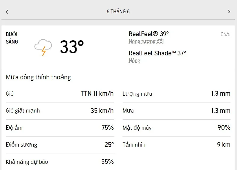 Dự báo thời tiết TPHCM hôm nay 5/6 và ngày mai 6/6/2022: mưa dông rải rác nhưng nhiệt độ khá oi bức 3