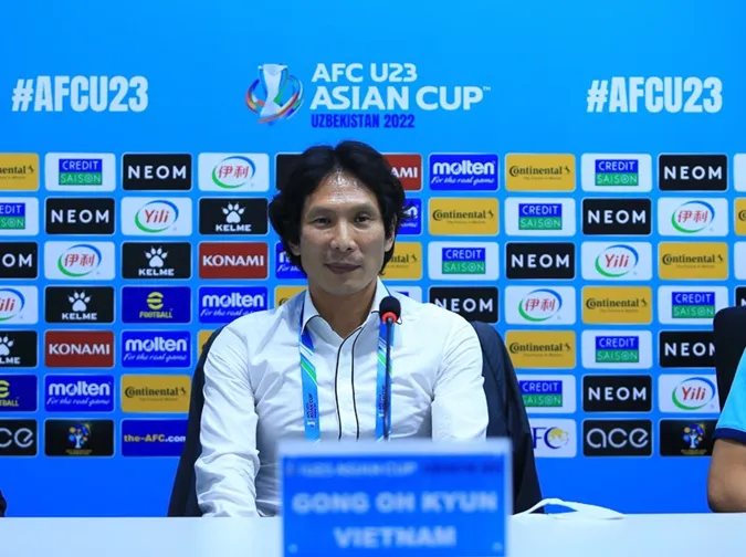 HLV Gong Oh Kyung trả lời khiêm tốn sau bàn thắng thuyết phục của U23 Việt Nam 4