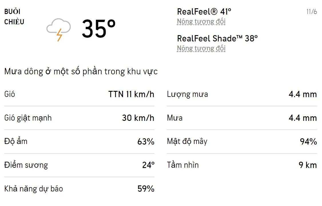Dự báo thời tiết TPHCM hôm nay 10/6 và ngày mai 11/6/2022: Sáng chiều có mưa dông 5