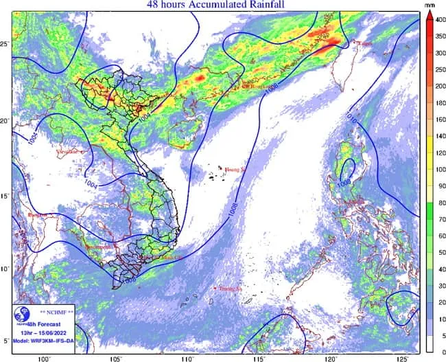 Dự báo thời tiết hôm nay 14/6/2022: Hà Nội giảm nhiệt, nhiều mưa dông 1
