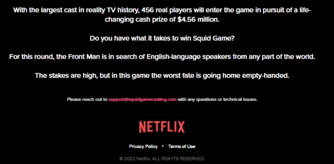 Netflix kêu gọi casting người chơi của chương trình thực tế 'Squid Game' toàn quốc 4